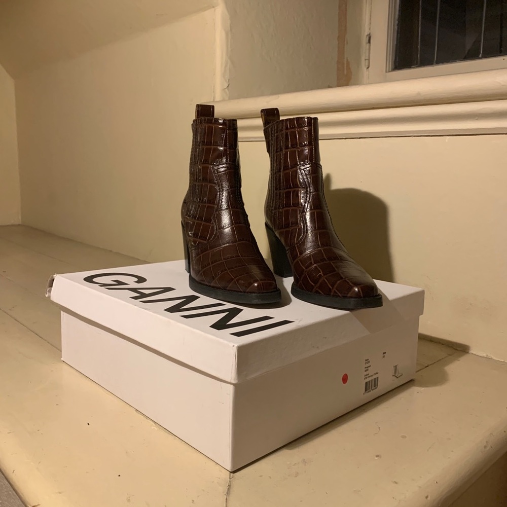 GANNI Western Ankle Boot
